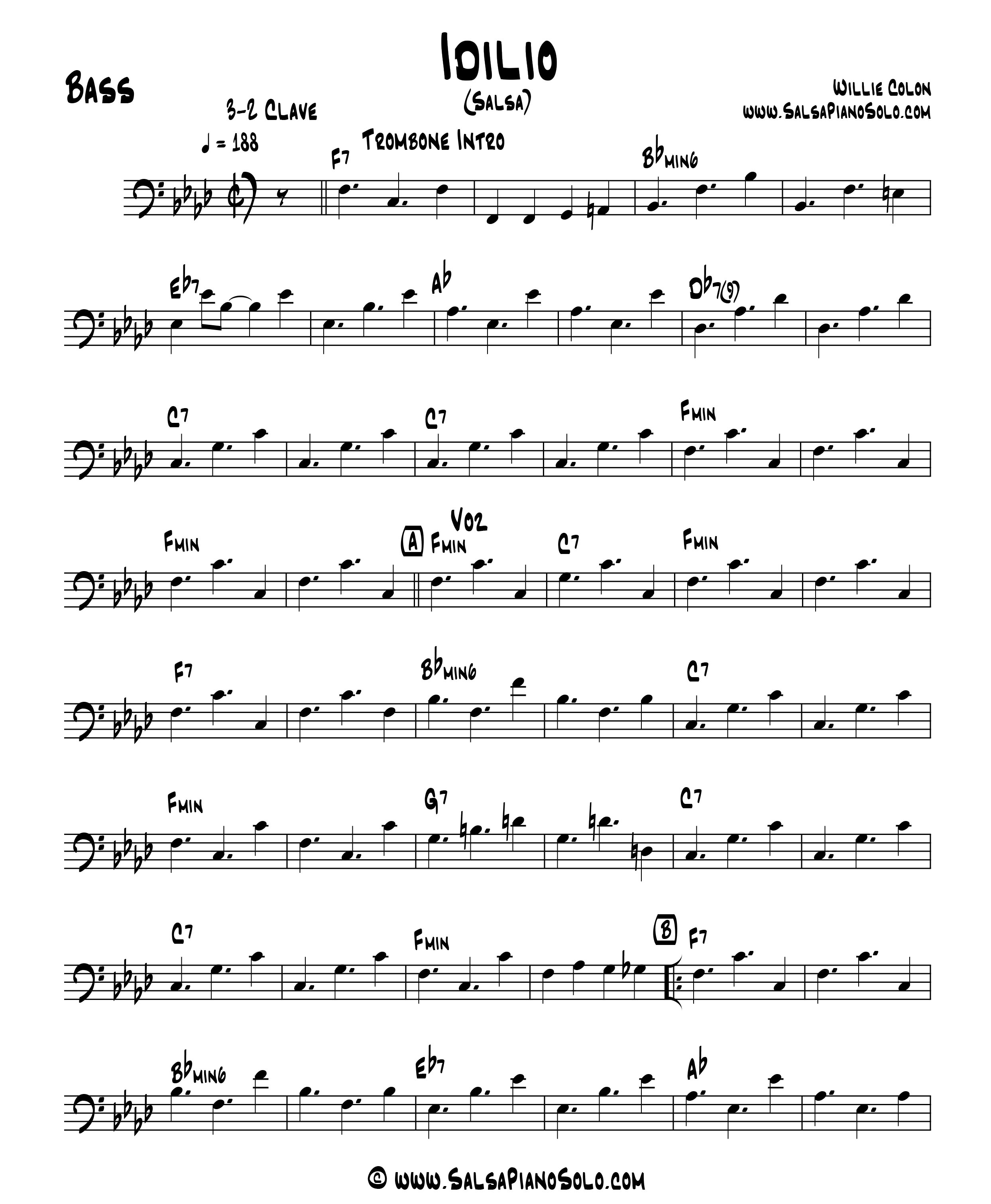 Albeniz Quintana, Salsa Piano Solo, Salsa Piano Montuno, Salsa Bass Tumbao, Latin Sheet Music